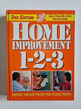 Home Improvement 1-2-3 2nd Ed Revised Expanded HC DIY Guide VG